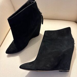 Black Dolce Vita Suede Ankle Boots